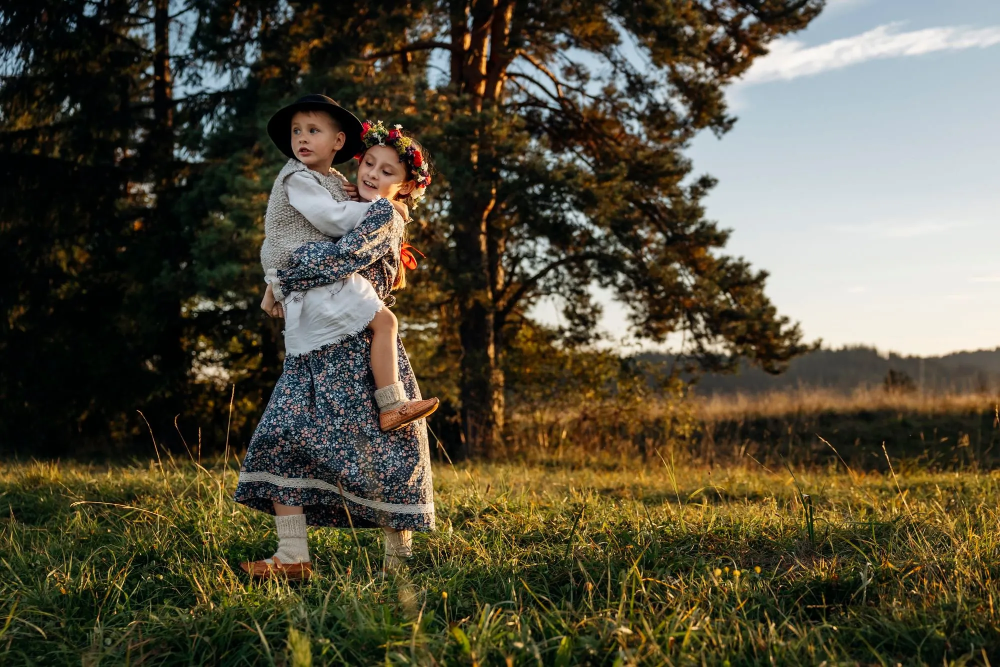 Dziewczynka z chłopcem